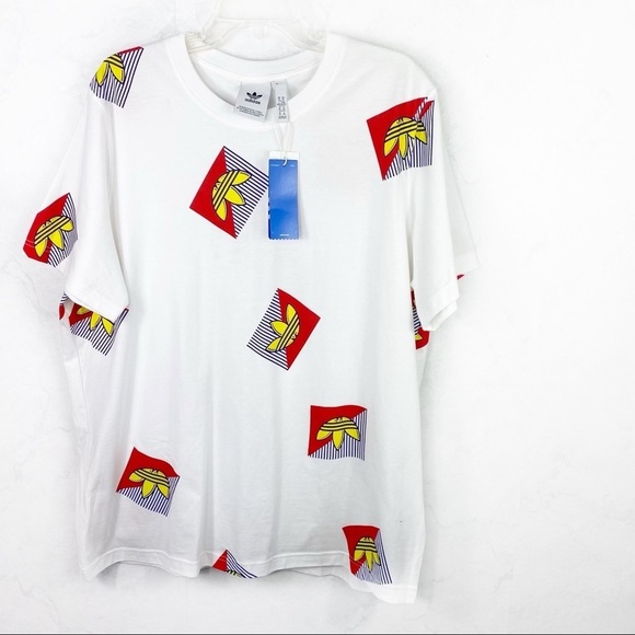 [Adidas] Men's Diagonal Logo Graphic Tee - Picture 4 of 5